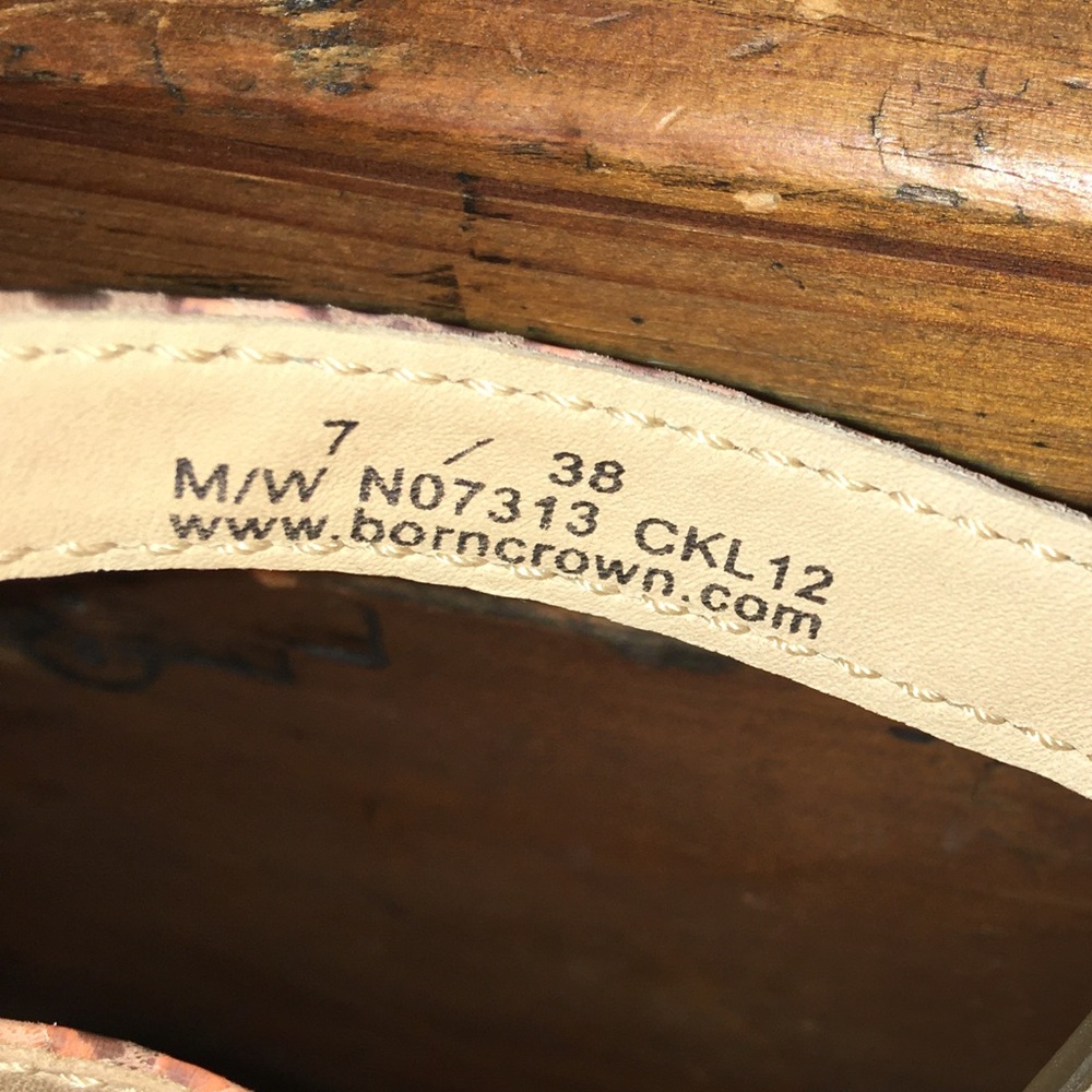 Born Crown Jill Snake Leather Gladiator Sandals - Picture 8 of 11